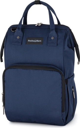 Previjal nahrbtnik za voziček Petite&Mars Jackob Dark Blue
