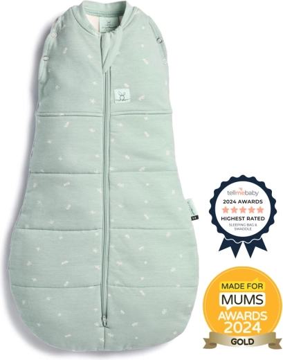 ErgoPouch swaddle & sleeping bag 2-in-1 Cocoon Sage 2.5 tog (3–6 months)