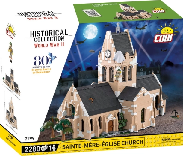 Opečnata cerkev Sainte-Mère-Église