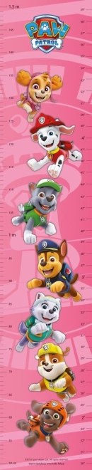 rožnato merilo za rast PAW PATROL