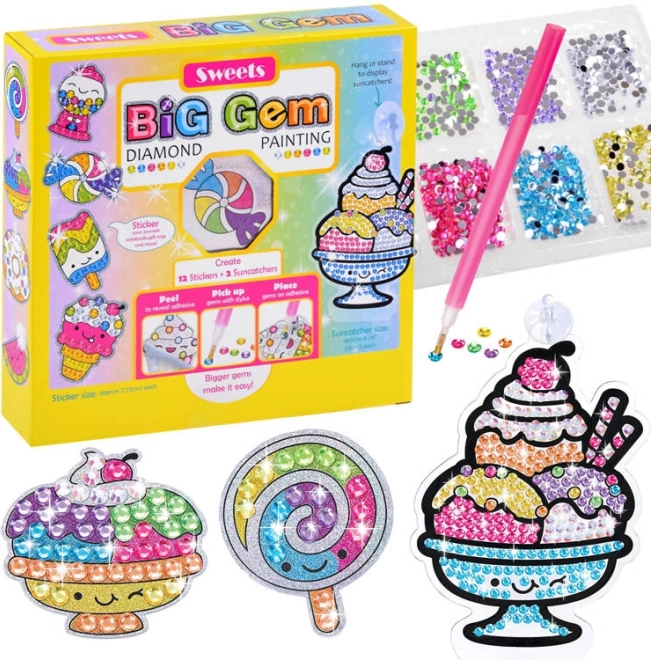 Kreativni set diamantnega slikanja – sladkarije