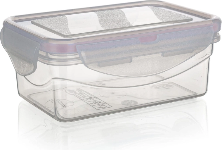 Hermetična posoda LARA pravokotna 1,1 l plast