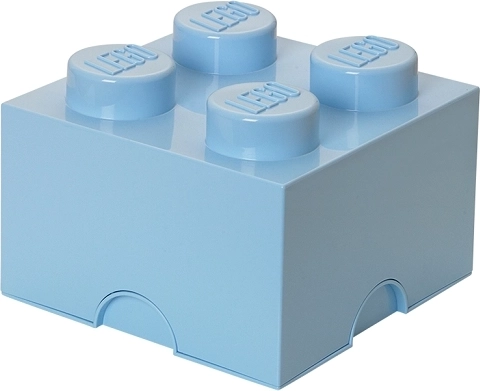 LEGO škatla za shranjevanje 4, svetlo modra