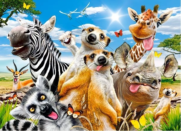 Sestavljanka 200 kosov African Selfie