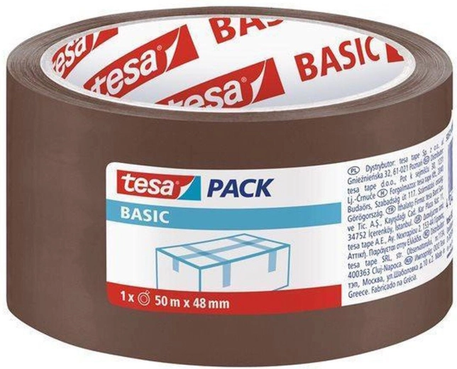 Lepilni trak za pakiranje 48 mm × 50 m rjav Tesa