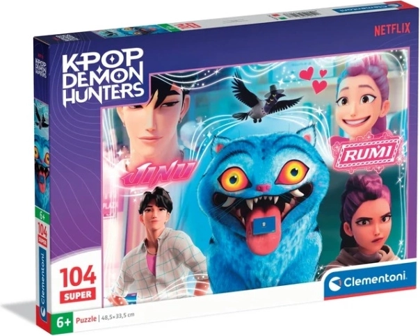 Clementoni sestavljanka Super K‑Pop Demon Hunters, 104 kosov