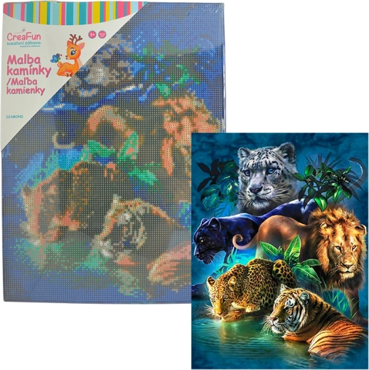 Diamantno slikanje – želve 30 × 40 cm