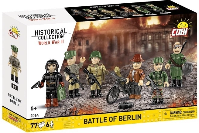 Kocke COBI Bitka za Berlin (77 kosov, 6 figuric)