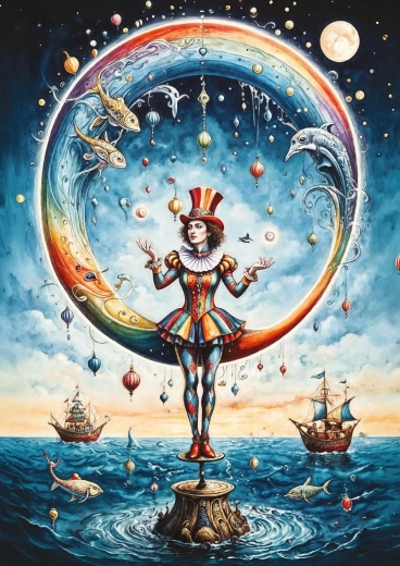 Sestavljanka morski akrobat 1500 koščkov ART PUZZLE