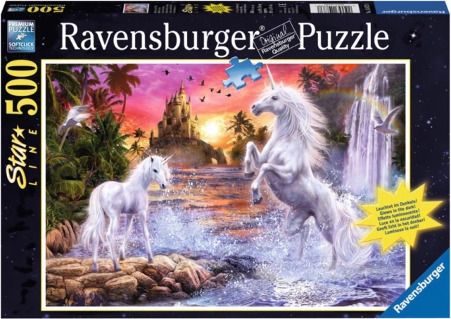 Ravensburger sestavljanka Samorogi ob reki 500 kosov