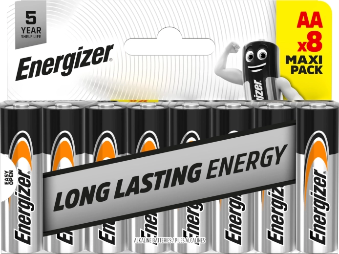 Energizer Everyday AA alkalne baterije 8 kos