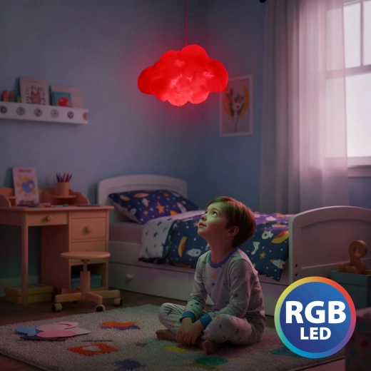 Čarobna oblačna svetilka s 16 RGB-diodami LED