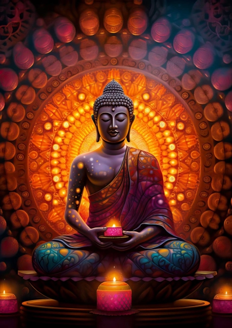 Pomirjujoča sestavljanka s 1000 kosi