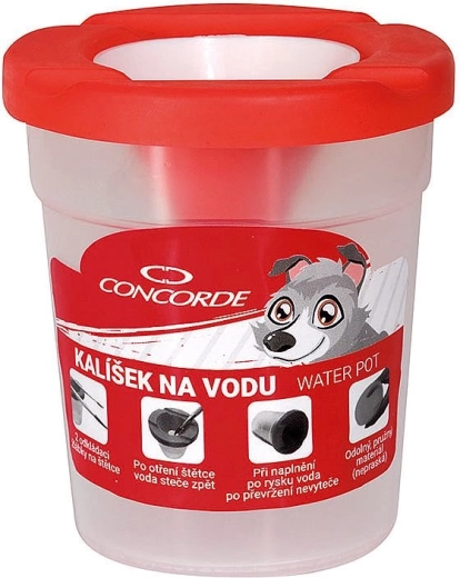 Lonček za vodo CONCORDE 9 cm, mešanica barv