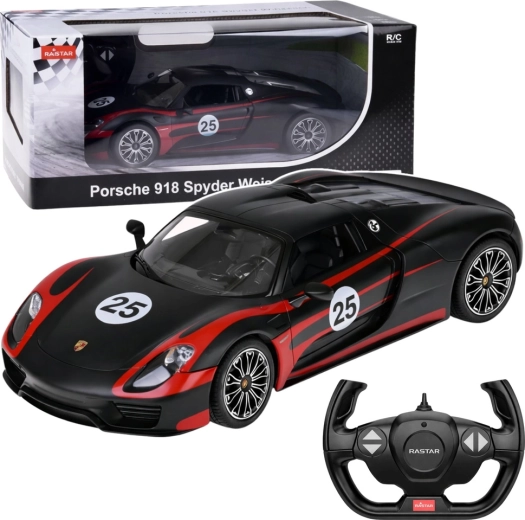 RC avto PORSCHE 918 Spyder Performance 1:14 črn Rastar