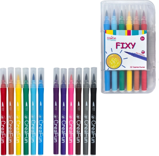 CreaFun flomastri 12 barv