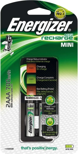 Energizer mini polnilnik AAA z 2× AAA Power Plus 700 mAh