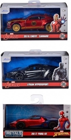 Vozila Jada Marvel 1/32 mix