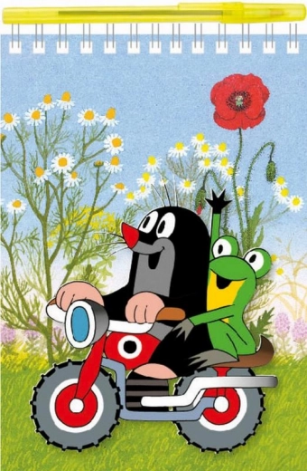 Komplet za pisanje z blokom A5 in kemičnim svinčnikom Krtek