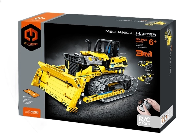 IM.Master RC robotic bulldozer 3-in-1 remote-controlled (452 pieces)