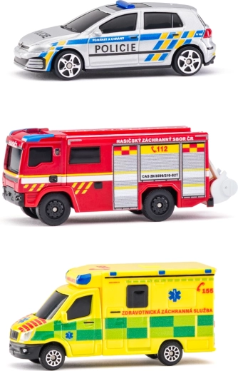 Maisto komplet reševalnih vozil Češka republika 1:64