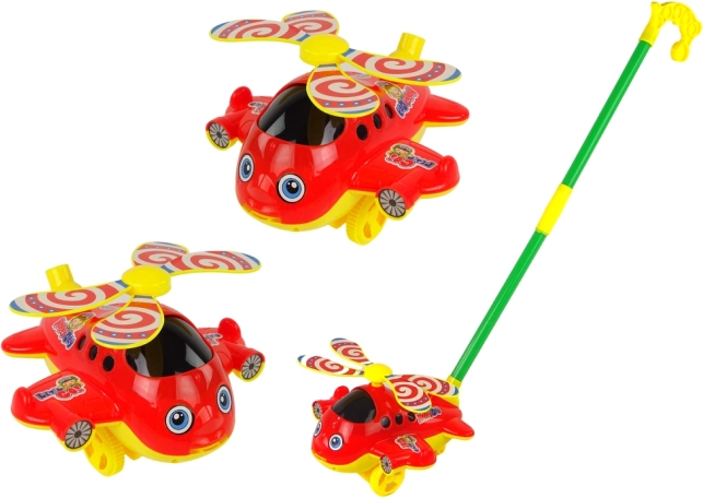 Vesela igračka helikopter s palico