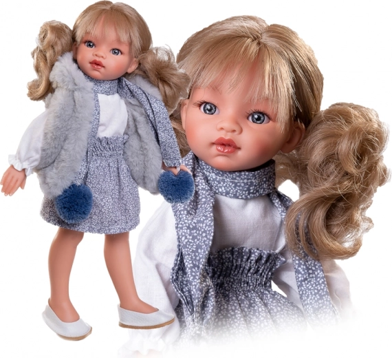 Realistična punčka Emily s celovinilnim telesom 33 cm – ANTONIO JUAN
