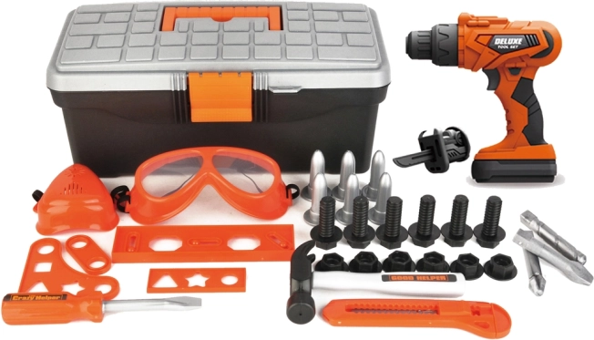 Otroški komplet orodja z baterijskim vrtalnikom