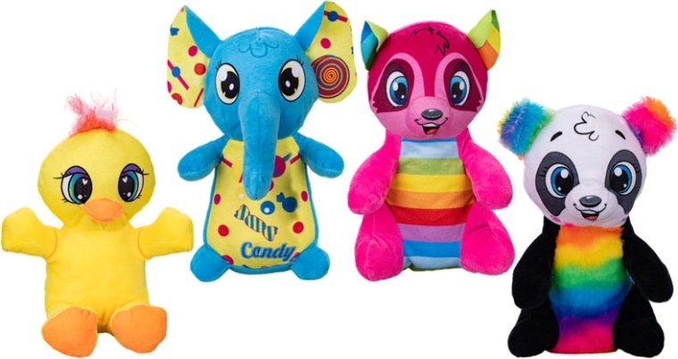 Plišasta živalca 21 cm – mehak prijateljček za dojenčke