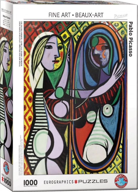 EUROGRAPHICS sestavljanka dekle pred ogledalom – 1000 koščkov