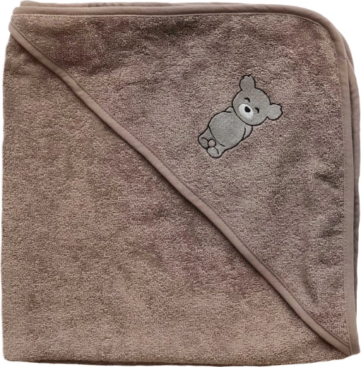 Petú Petú otroška brisača s kapuco Teddy