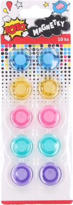Barvne okrogle magnetke 20mm 10kos