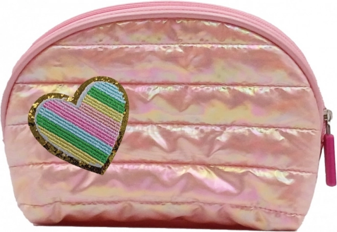 Puhasta rožnata kozmetična torbica