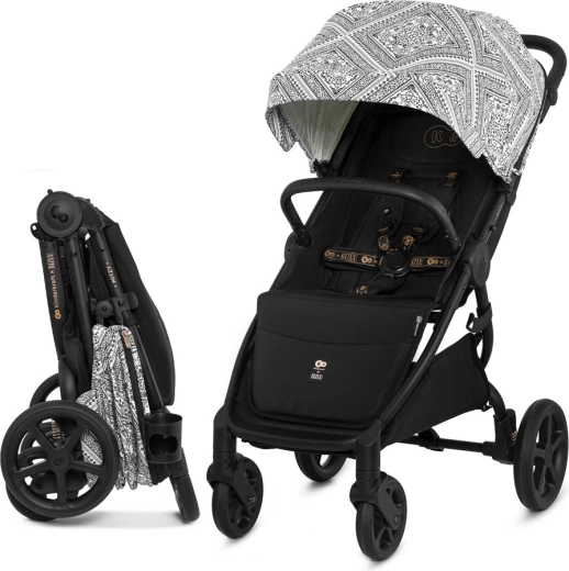 Športni voziček Kinderkraft Mitzy Bizuu lunar black