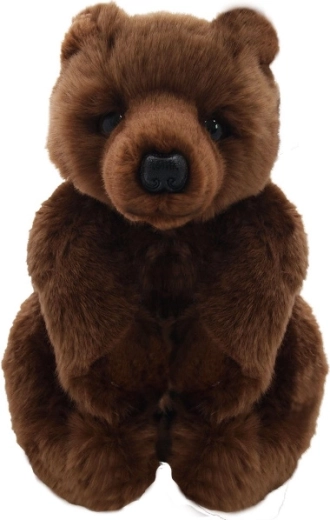 Rjavi plišasti medved Beppe Zoo, 22 cm