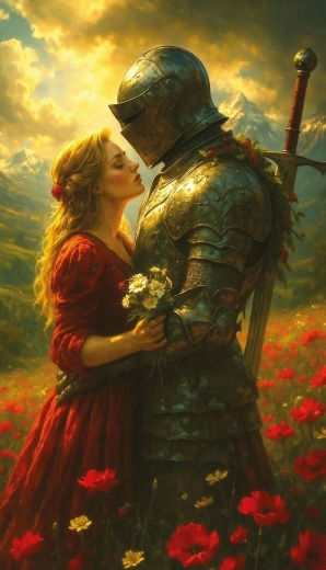 Sestavljanka Zadnje objemanje pred bitko 1000 kosov