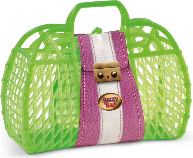 Androni otroška plastična nakupovalna torba – zelena