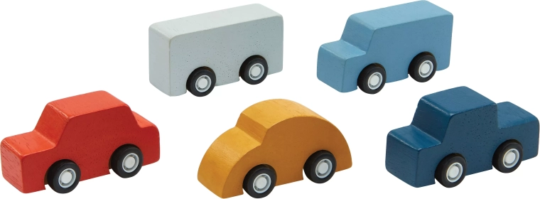 PlanToys komplet mini avtomobilčkov (5 kosov)