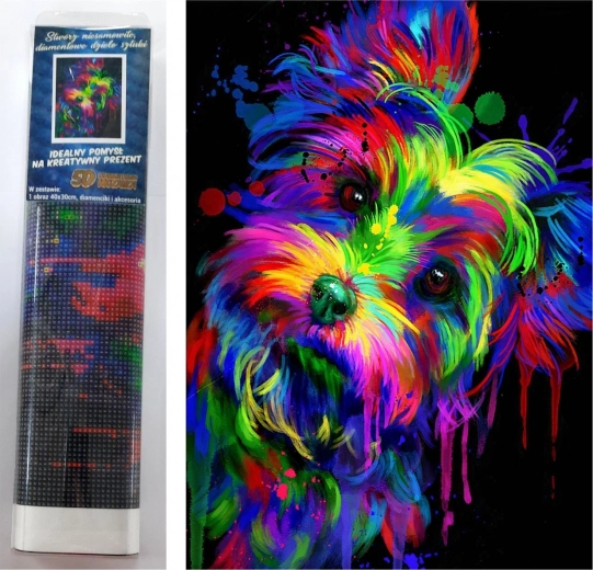 Norimpex Diamantno slikanje Jorkširski terier 30x40 cm