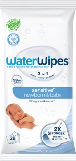Vlažilni robčki WaterWipes Newborn & Baby 3v1 28 kos