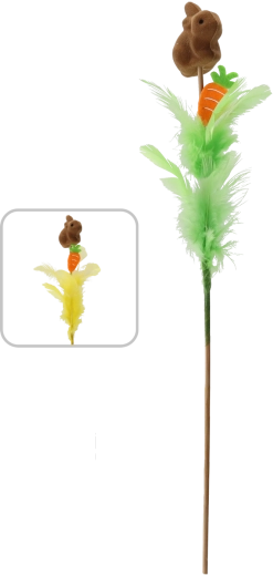 Velikonočni zapič Zajček s peresci 30 cm