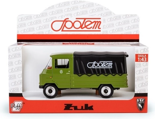 Model avtomobila Żuk Społem 1:43 zelen z ponjavo