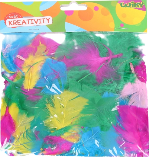 Kreativni komplet dekorativnih peres – miks