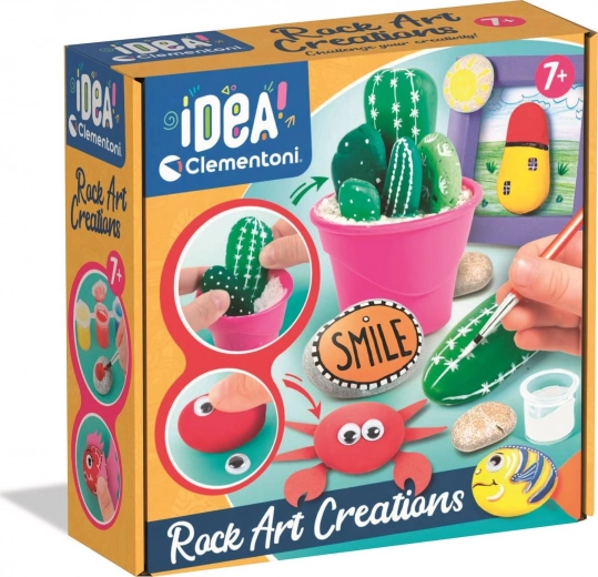 Clementoni Idea ustvarjalni komplet za okraševanje kamnov