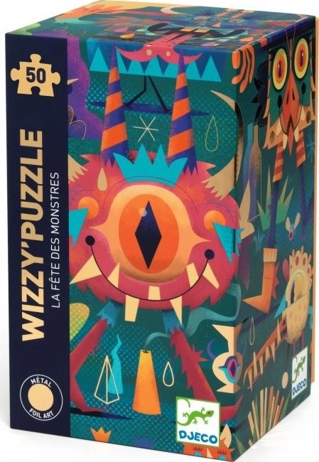 Kovinski puzzle Monster party 50 kosov