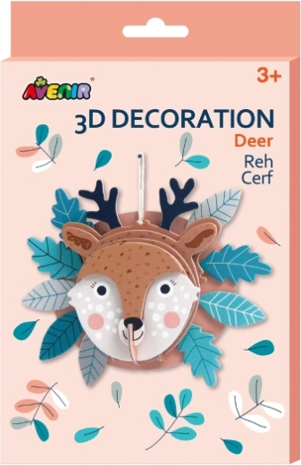3D dekoracija jelen