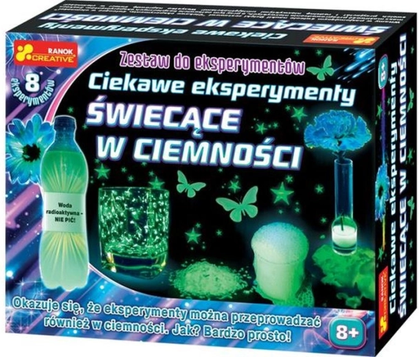 Interesting experiments – glow in the dark (experimental kit)