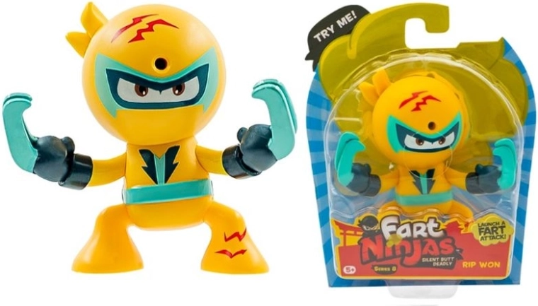 Figurica Fart Ninjas z zvokom Rip Won