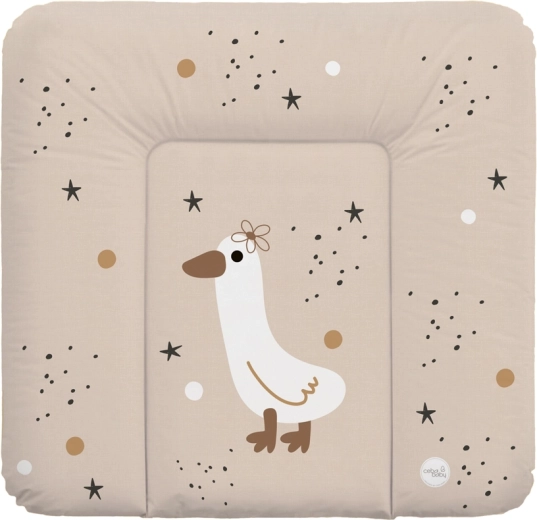 Ceba Baby mehka previjalna podloga za komodo basic star duck 75 × 72 cm