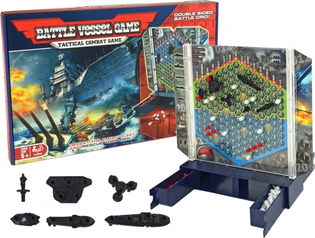 Logična strateška igra Ship Battle Grey